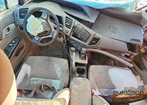 2012 Honda Civic Lx z USA, uszkodzony, nr VIN 2HGFB2F52CH604170